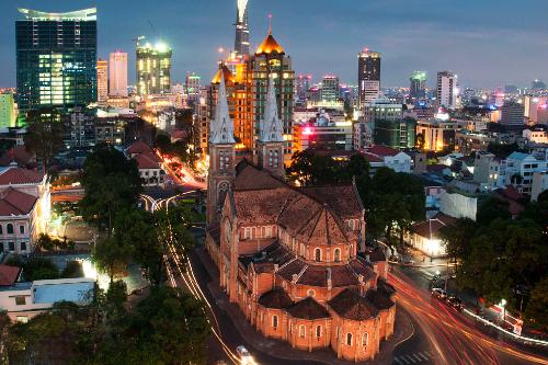 Miasto Ho Chi Minh / Vietnam