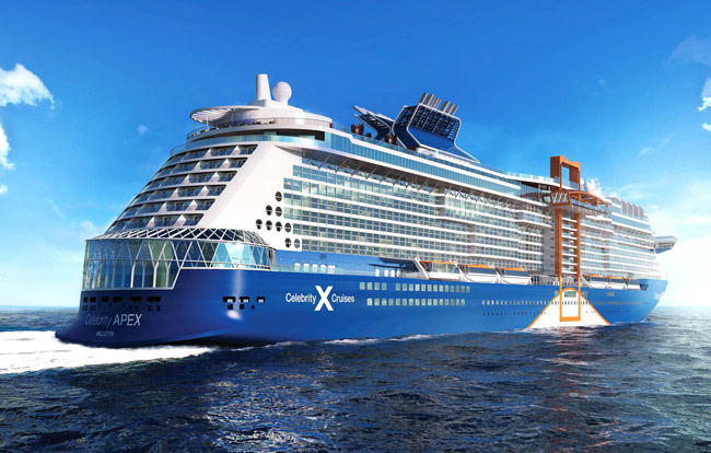 Компания Celebrity Cruises виртуально приняла новый круизный лайнер
