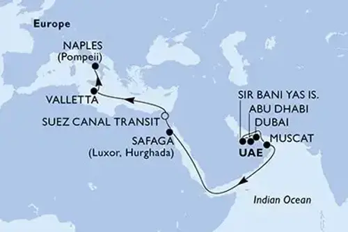 Маршрут круїзу