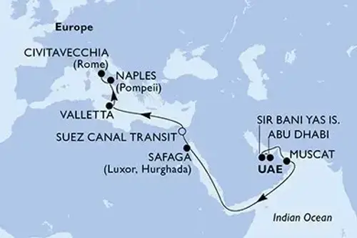 Маршрут круїзу