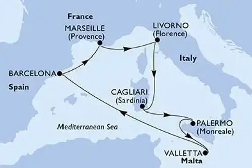 Маршрут круїзу