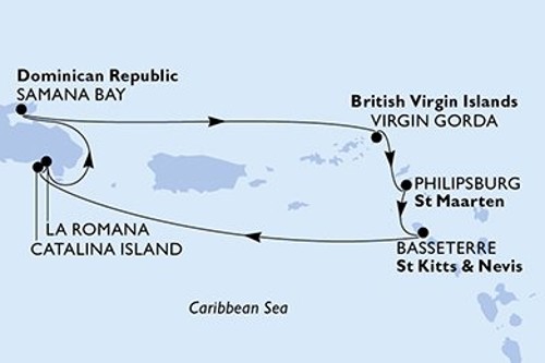 Маршрут круиза