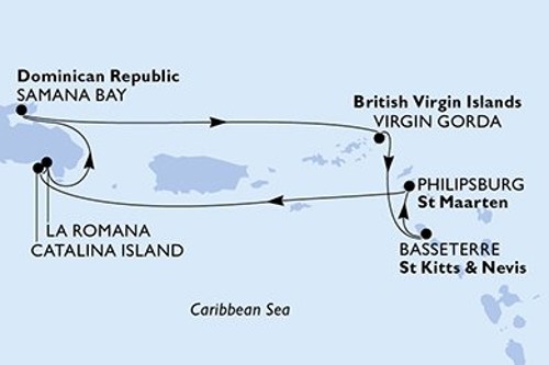 Маршрут круиза