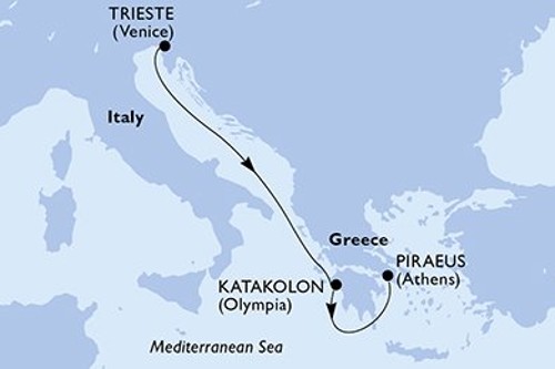 Маршрут круиза