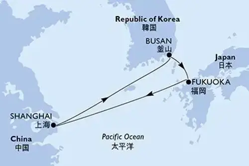 Маршрут круиза