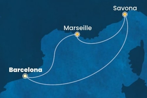 Маршрут круиза