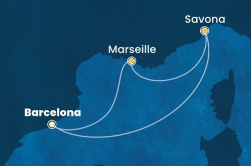 Маршрут круиза