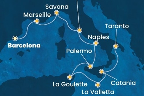 Маршрут круиза