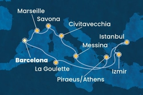 Маршрут круиза