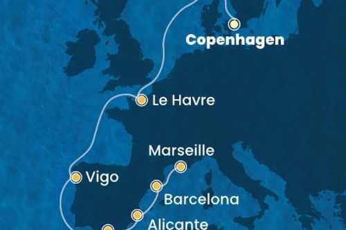 Маршрут круиза