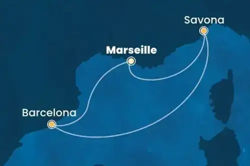 Маршрут круиза