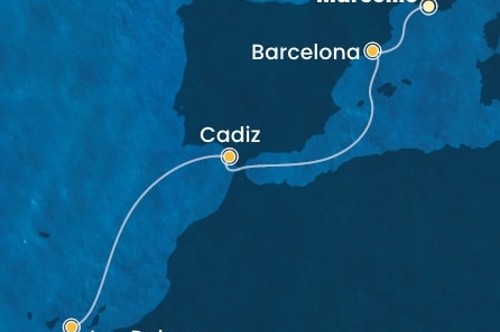 Маршрут круиза