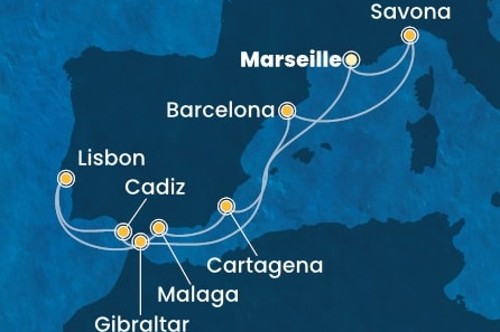 Маршрут круиза