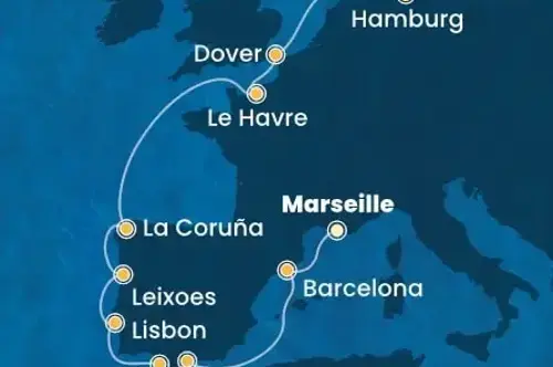 Маршрут круиза