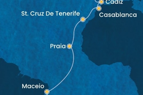 Маршрут круиза