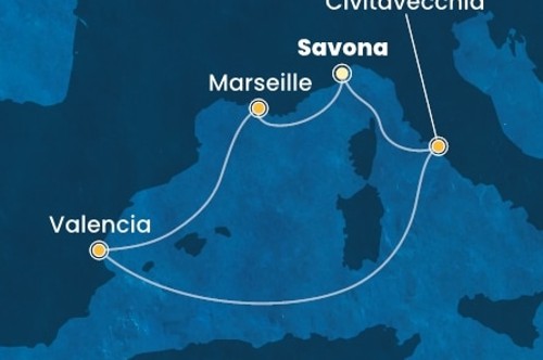 Маршрут круиза