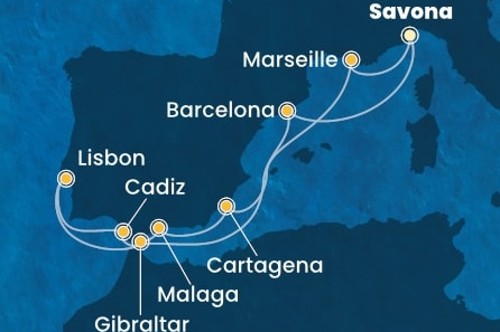 Маршрут круиза