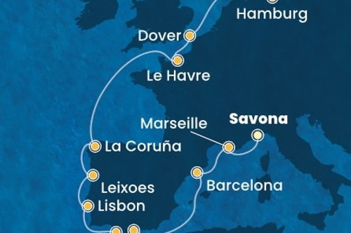 Маршрут круиза