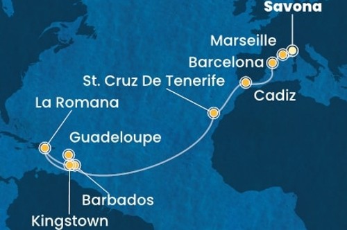 Cruise itinerary