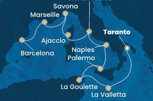 Маршрут круиза