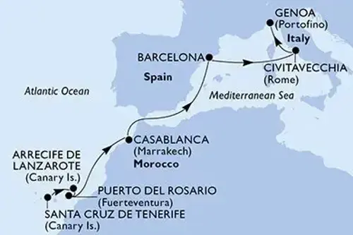 Маршрут круїзу