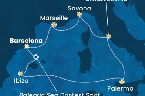 Маршрут круиза