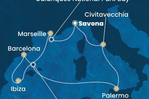 Маршрут круиза