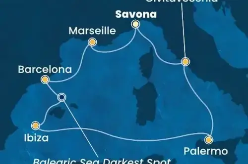 Маршрут круиза