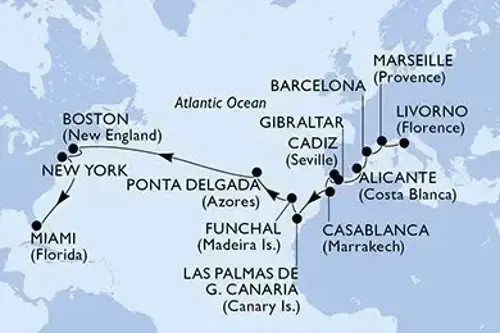 Маршрут круїзу