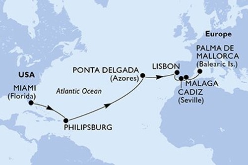 Cruise itinerary