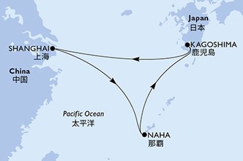 Маршрут круиза