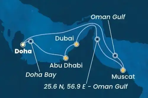 Маршрут круїзу