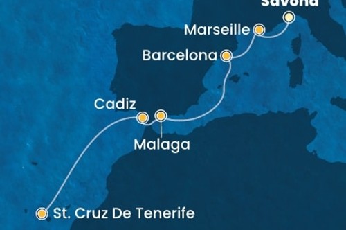 Маршрут круиза