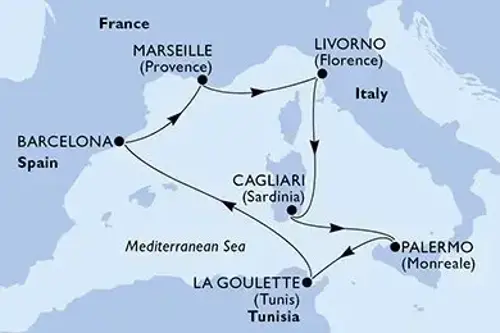 Маршрут круїзу