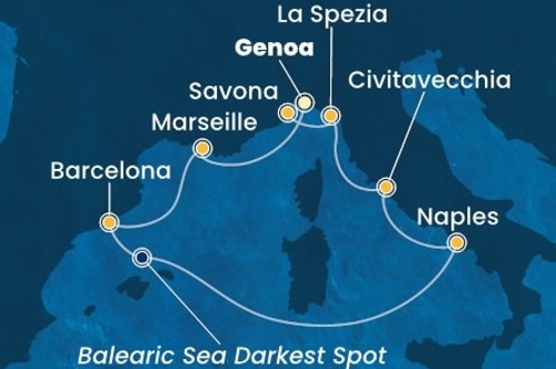 Маршрут круиза