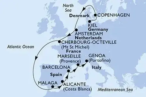 Маршрут круїзу