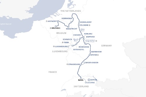 Маршрут круиза