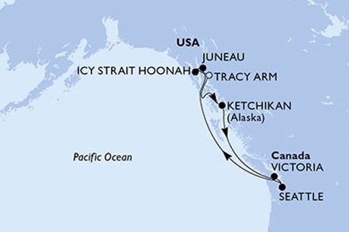 Маршрут круиза