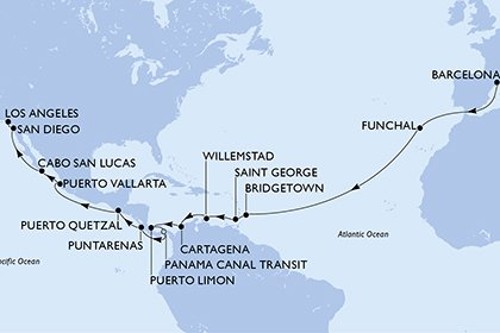 Cruise itinerary