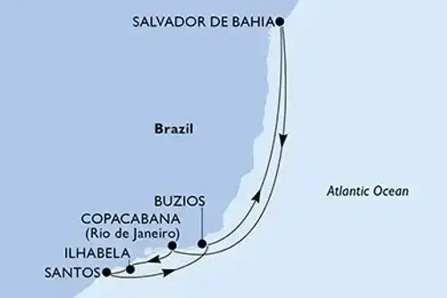 Маршрут круїзу