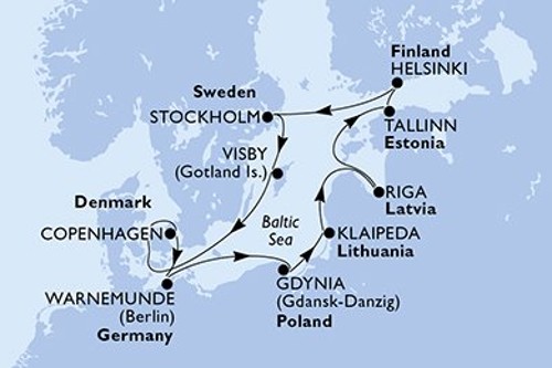 Маршрут круїзу