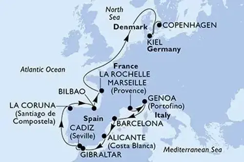 Маршрут круїзу