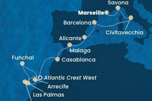 Маршрут круиза