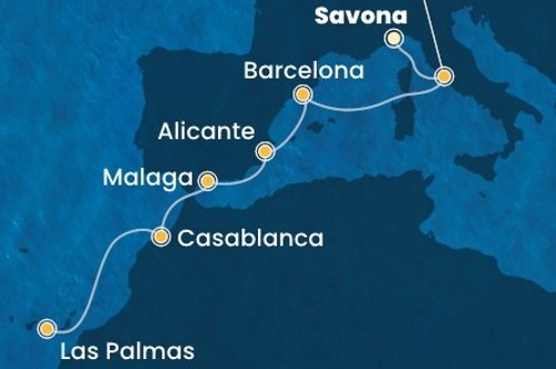 Маршрут круиза