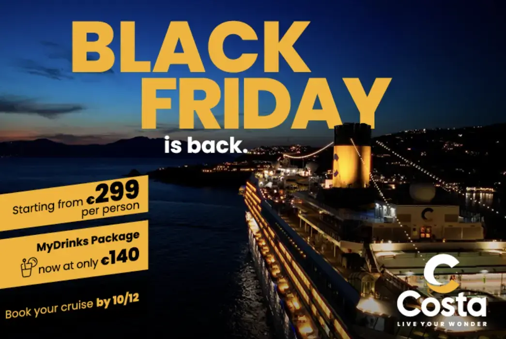 Costa Cruises - BLACK FRIDAY