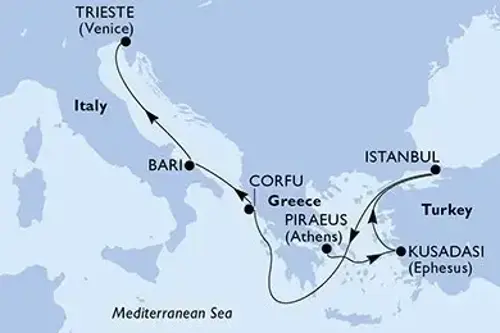 Маршрут круїзу