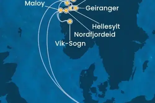 Маршрут круиза