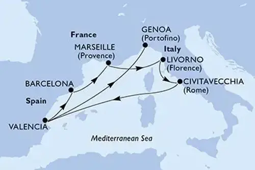 Маршрут круїзу