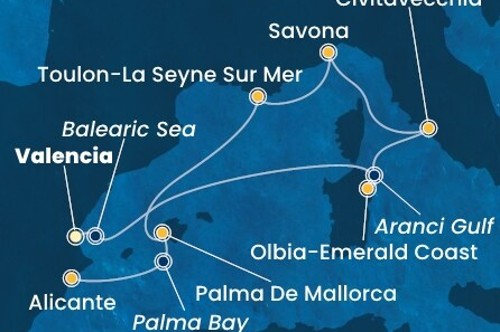 Маршрут круиза