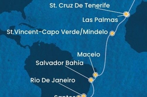 Маршрут круиза